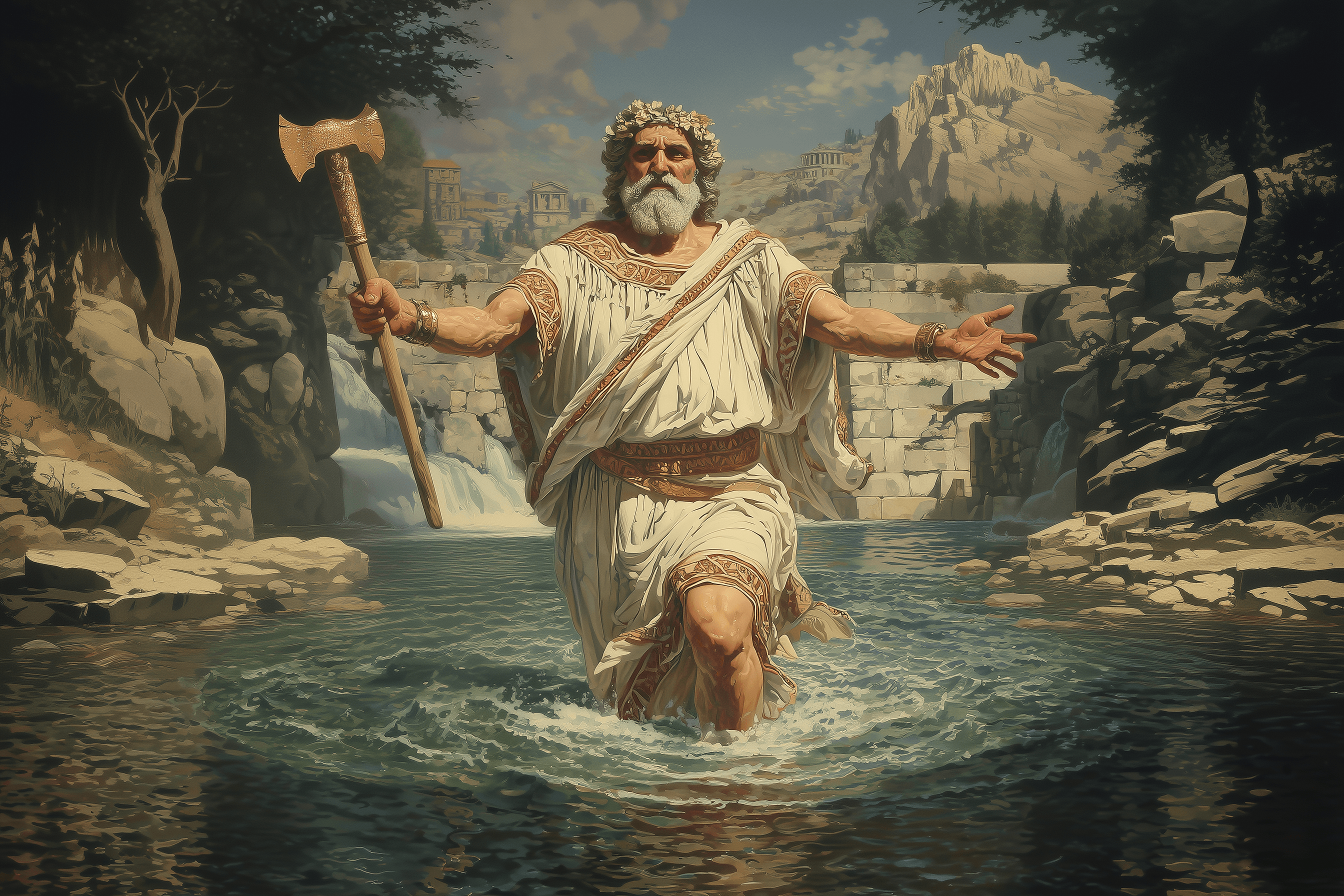 The Woodcutter's Axe illustration